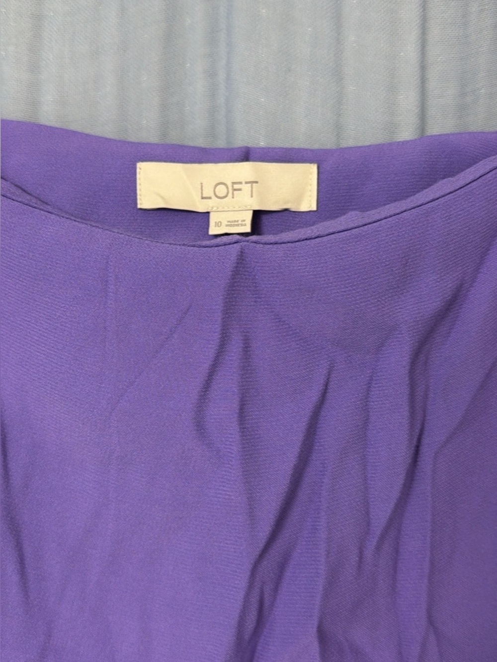 LOFT Violet Crewneck Dress